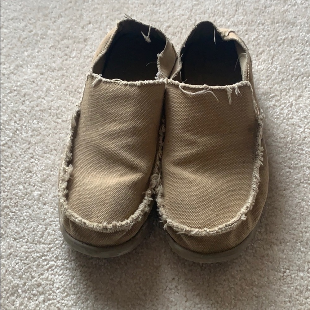Men’s canvas crocs size 11